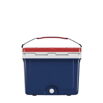 Back customization side of the RTIC Ultra Light Cooler 22 qt in Patriot 