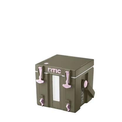 RTIC Halftime Cooler 3 Gallon in Olive and Pale Pink 
