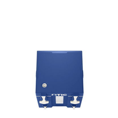 Lid customization side of the RTIC Halftime Cooler 3 Gallon in Cobalt 