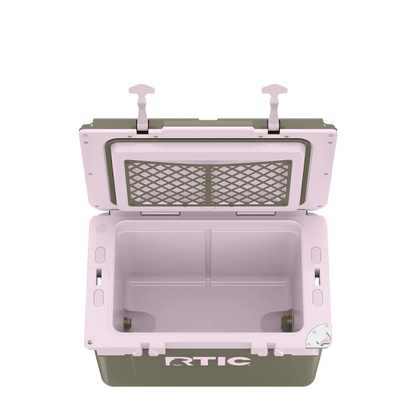 RTIC Ultra Light Cooler 32 qt in Olive and Pale Pink 