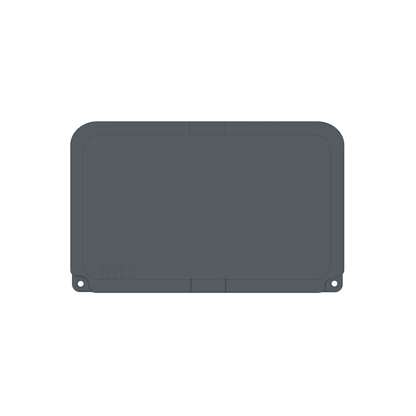 Lid customization side of the RTIC Ultra Light Cooler with Wheels 42 qt in Dark Gray and Cool Gray 