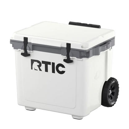RTIC Ultra Light Cooler with Wheels 42 qt in White and Gray 