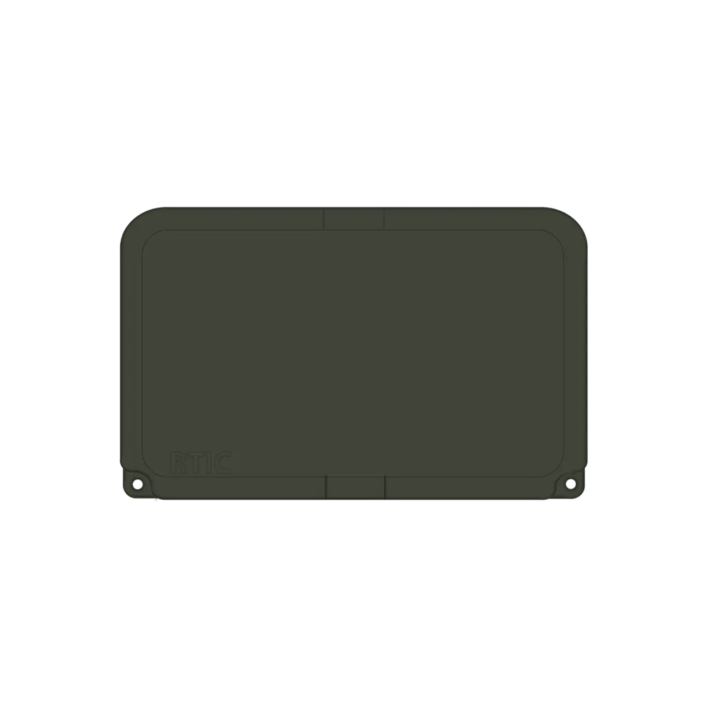 Lid customization side of the RTIC Ultra Light Cooler with Wheels 42 qt in Trailblazer 