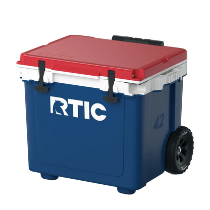 RTIC Ultra Light Cooler with Wheels 42 qt in Patriot 