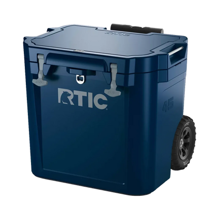 RTIC Wheeled Ultra-Tough Cooler 45 qt in Navy 