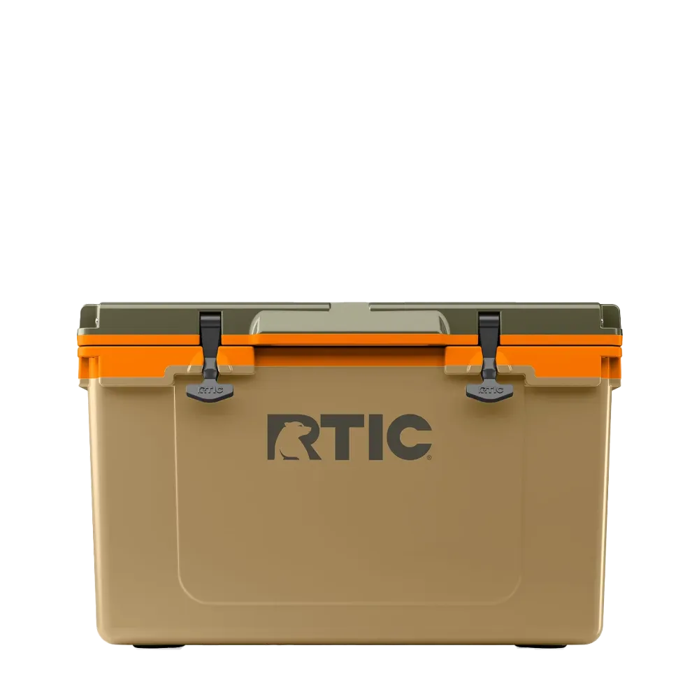 Front customization side of the RTIC Ultra Light Cooler 52 qt in Trailblazer 