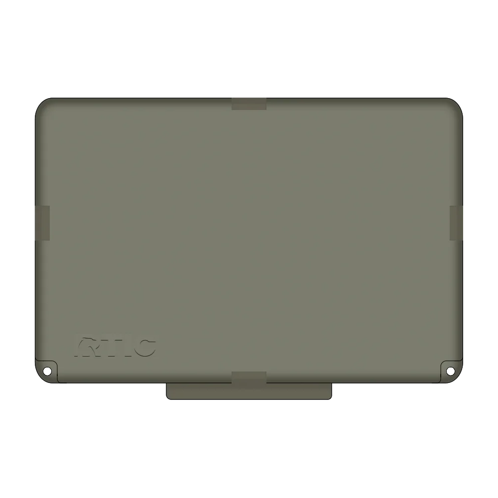 Lid customization side of the RTIC Ultra Light Cooler 52 qt in Trailblazer 