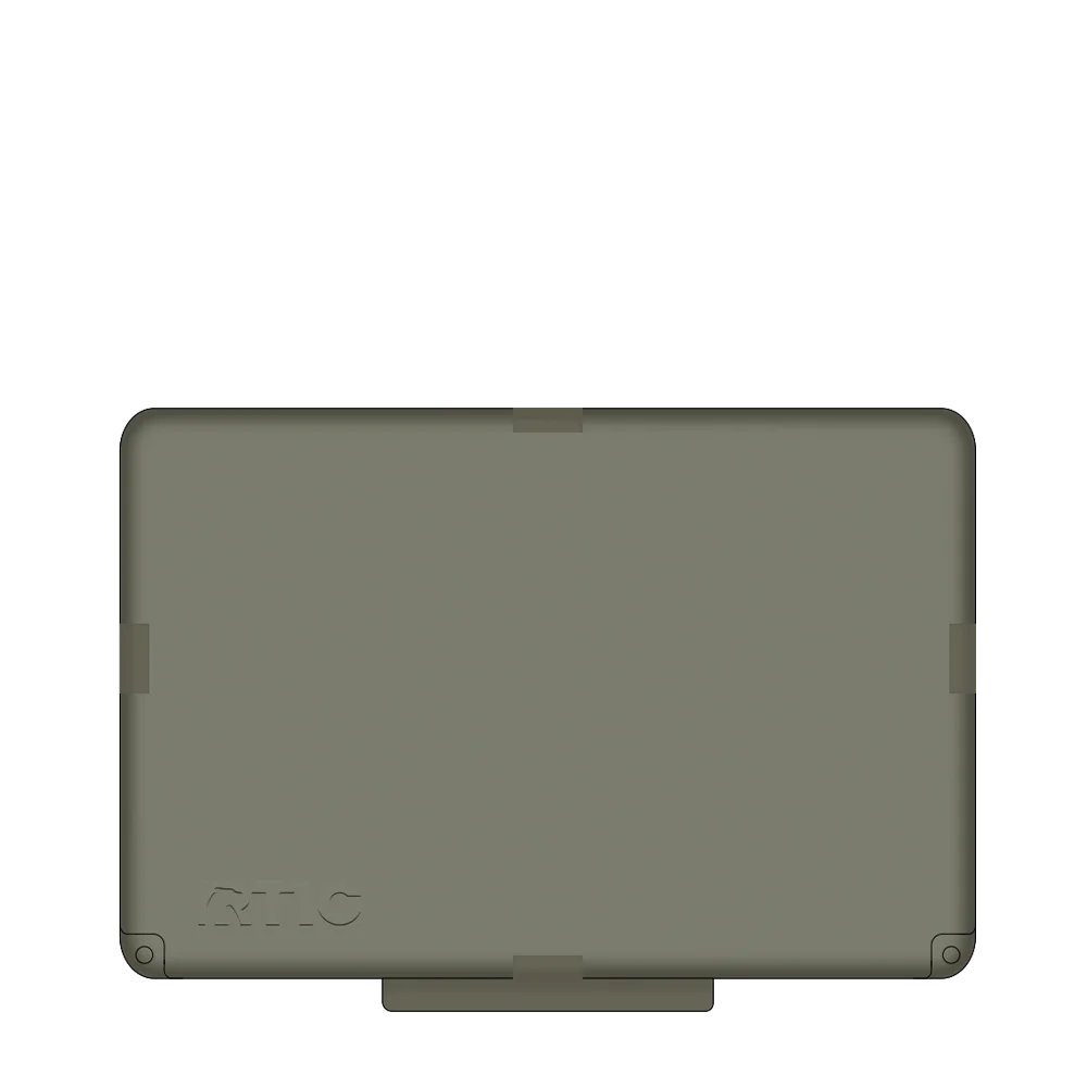 Lid customization side of the RTIC Ultra Light Cooler with Wheels 52 qt in Trailblazer 