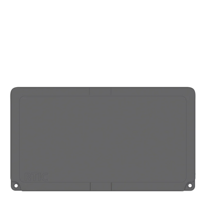 Lid customization side of the RTIC Ultra-Tough Cooler 65 qt in Dark Gray 