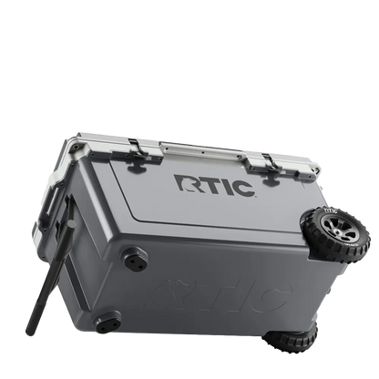 RTIC Ultra Light Cooler with Wheels 72 qt in Dark Gray and Cool Gray 