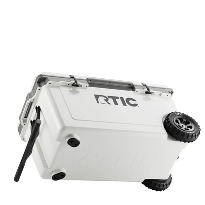 RTIC Ultra Light Cooler with Wheels 72 qt in White 