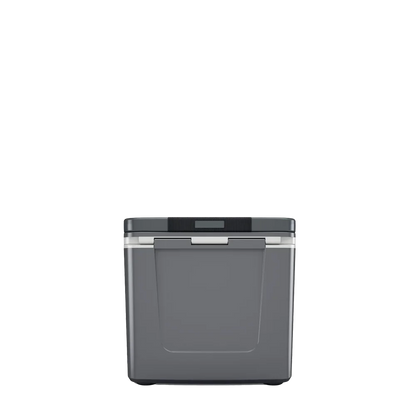Back customization side of the RTIC Road Trip Personal Cooler 8 qt in Dark Gray and Cool Gray 