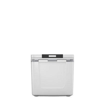 Back customization side of the RTIC Road Trip Personal Cooler 8 qt in White and Gray 