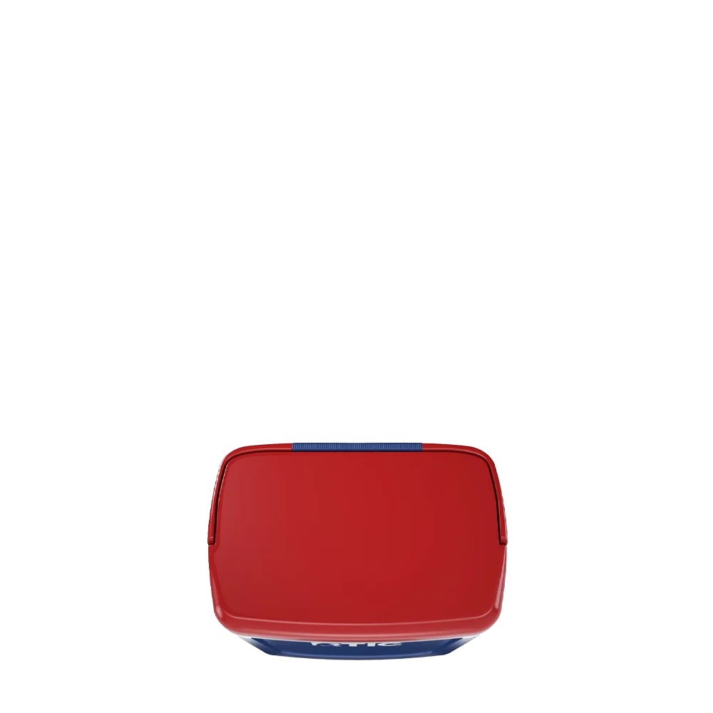 Lid customization side of the RTIC Road Trip Personal Cooler 8 qt in Patriot 