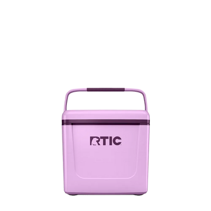 Front customization side of the RTIC Road Trip Personal Cooler 8 qt in Lavender 