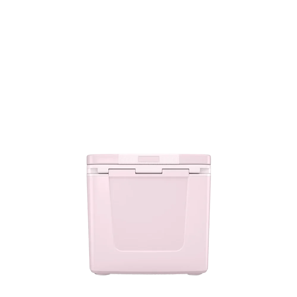 Back customization side of the RTIC Road Trip Personal Cooler 8 qt in Pale Pink 