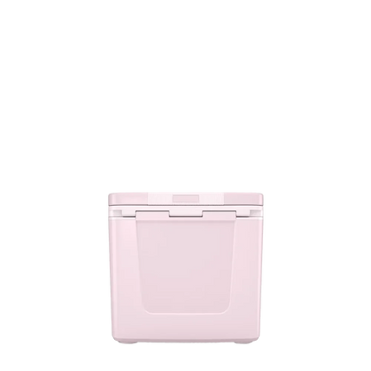 Back customization side of the RTIC Road Trip Personal Cooler 8 qt in Pale Pink 