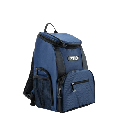 RTIC Lightweight Backpack Cooler 15 Can in Navy and Black 