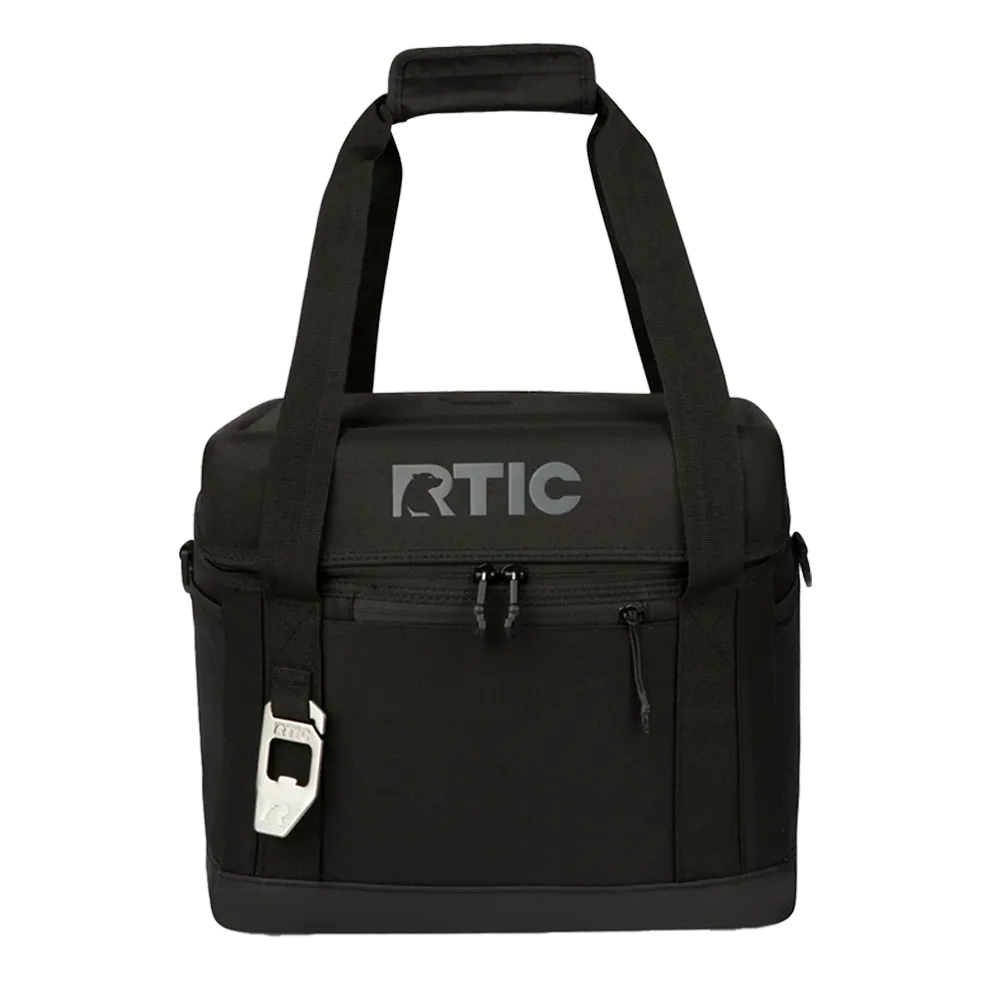 Front customization side of the RTIC Everyday Cooler 28 Can in Black 
