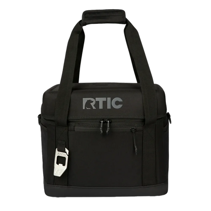 Front customization side of the RTIC Everyday Cooler 28 Can in Black 