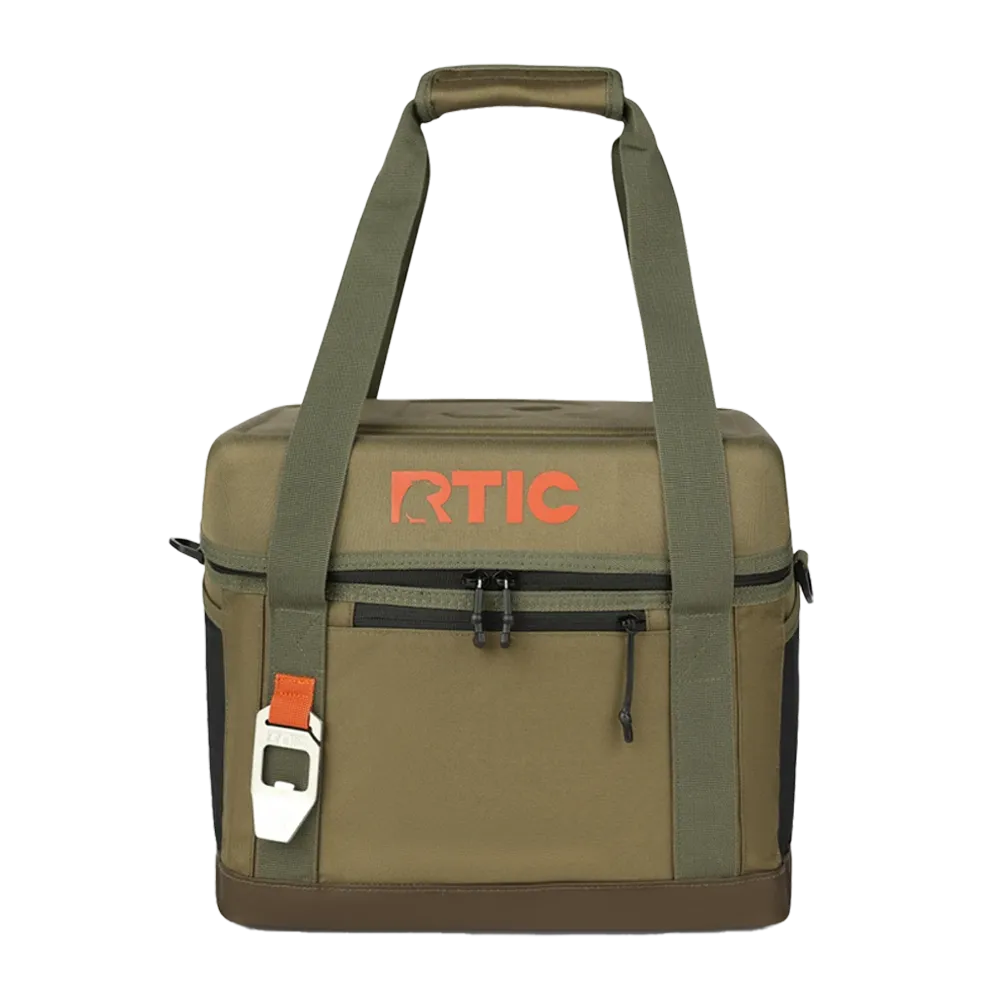 Front customization side of the RTIC Everyday Cooler 28 Can in Olive 