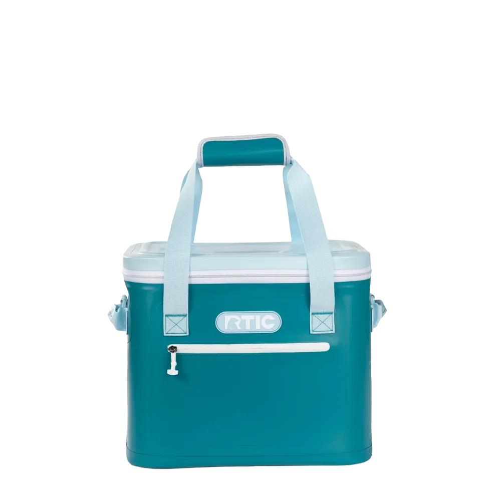 Front customization side of the RTIC Ultra-Tough Cooler 30 Can in Deep Harbor 