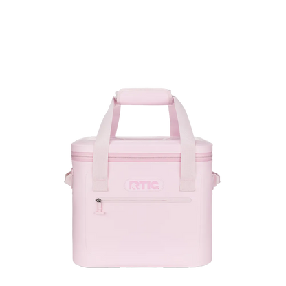Front customization side of the RTIC Ultra-Tough Cooler 30 Can in Pale Pink 