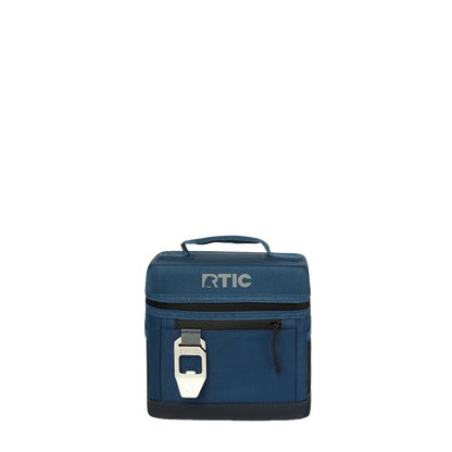Front customization side of the RTIC Everyday Cooler 6 Can in Navy 
