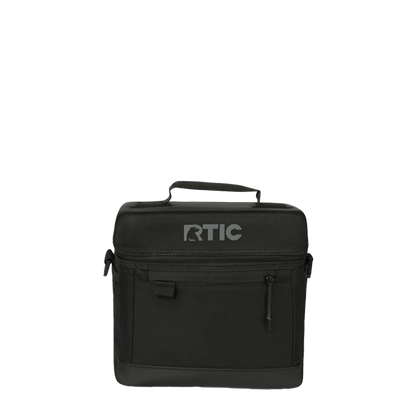 Front customization side of the RTIC Everyday Cooler 8 Can in Black 