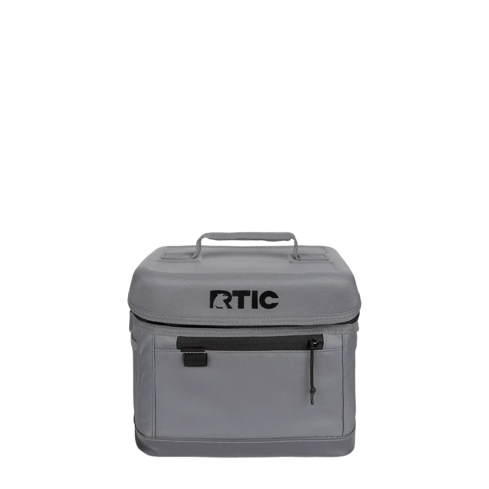 Front customization side of the RTIC Everyday Cooler 8 Can in Smoke 