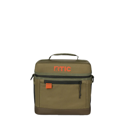 Front customization side of the RTIC Everyday Cooler 8 Can in Olive 