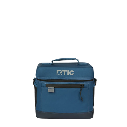 Front customization side of the RTIC Everyday Cooler 8 Can in Navy 