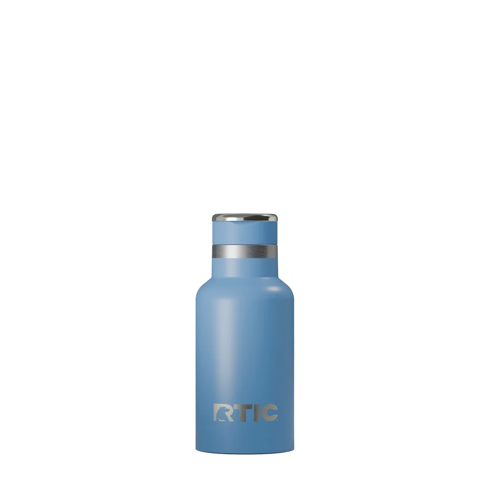 Back customization side of the RTIC Little Journey Bottle 12 oz in Denim 