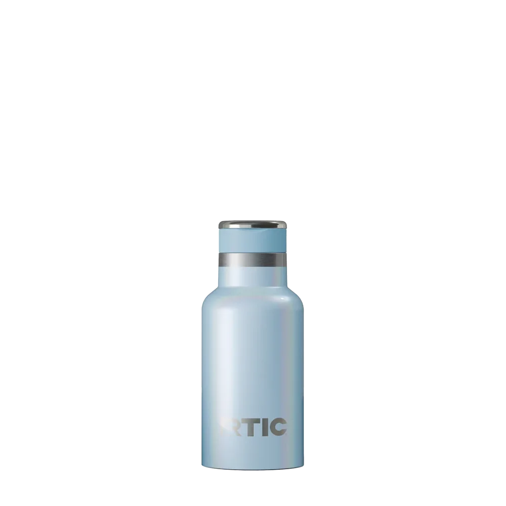 Back customization side of the RTIC Little Journey Bottle 12 oz in Glitter RTIC Ice 