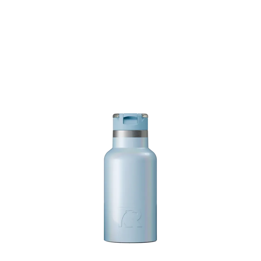 Front customization side of the RTIC Little Journey Bottle 12 oz in Glitter RTIC Ice 