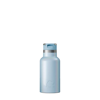 Front customization side of the RTIC Little Journey Bottle 12 oz in Glitter RTIC Ice 