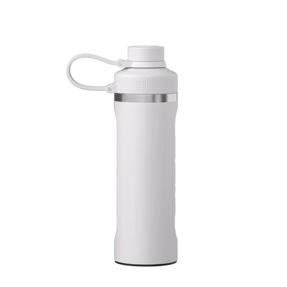 Front customization side of the RTIC Refuel Bottle 16 oz in Cool Gray 
