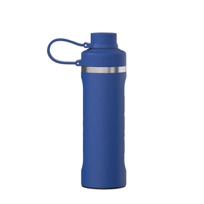 Front customization side of the RTIC Refuel Bottle 16 oz in Cobalt 