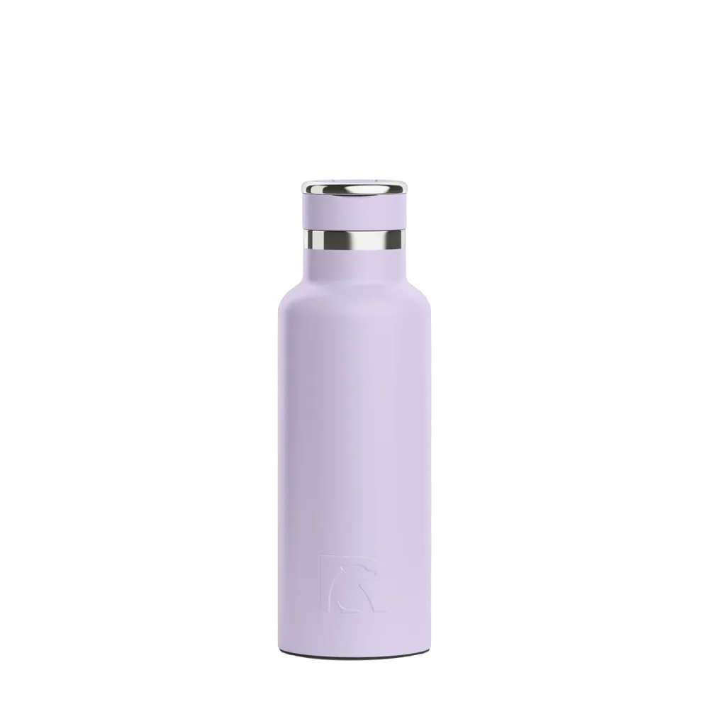 Front customization side of the RTIC Journey Bottle 16 oz in Dusty Lilac 
