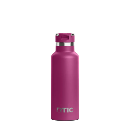 Back customization side of the RTIC Journey Bottle 16 oz in Very Berry 