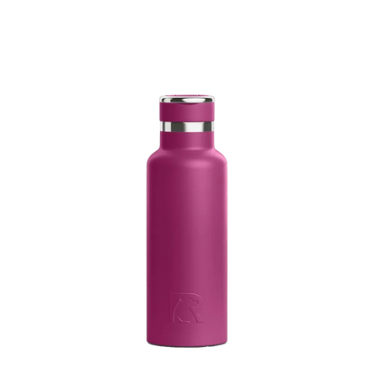 Front customization side of the RTIC Journey Bottle 16 oz in Very Berry 