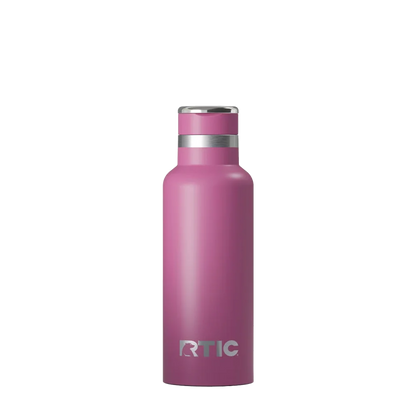 Back customization side of the RTIC Journey Bottle 16 oz in Orchid 