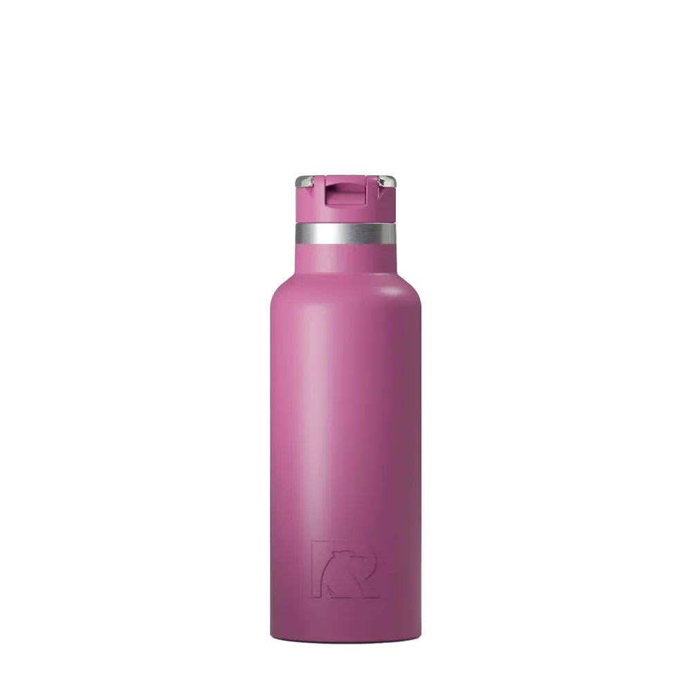 Front customization side of the RTIC Journey Bottle 16 oz in Orchid 