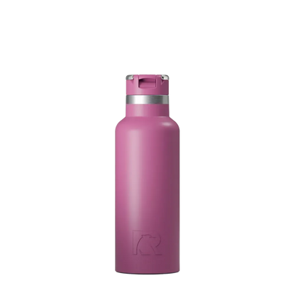 Front customization side of the RTIC Journey Bottle 16 oz in Orchid 