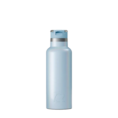 Front customization side of the RTIC Journey Bottle 16 oz in Glitter RTIC Ice 