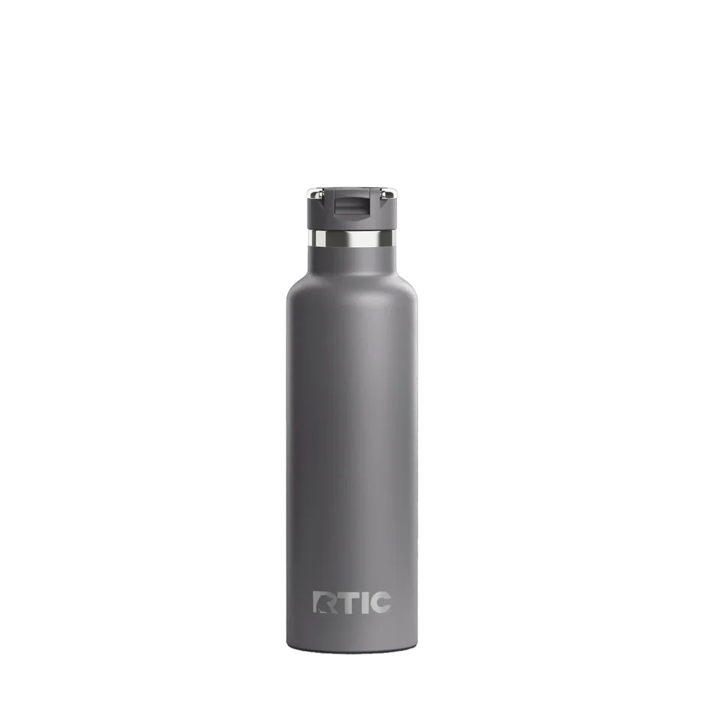 Back customization side of the RTIC Journey Bottle 20 oz in Graphite 