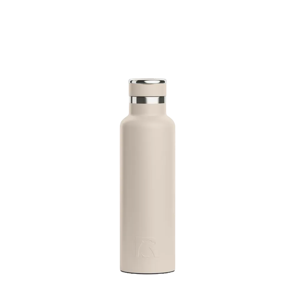 Front customization side of the RTIC Journey Bottle 20 oz in Beach 