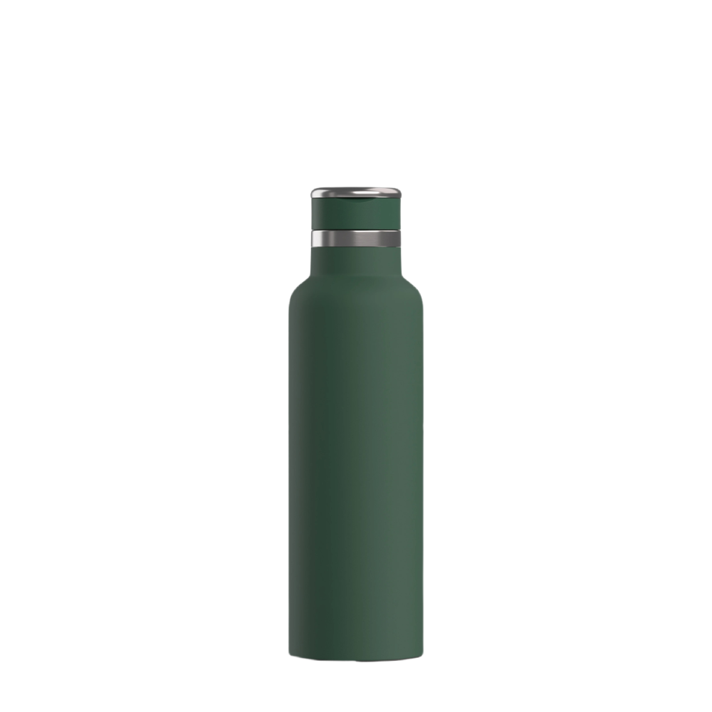 Front customization side of the RTIC Journey Bottle 20 oz in Dark Pine 