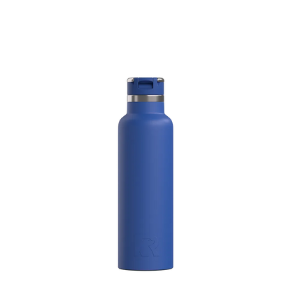 Front customization side of the RTIC Journey Bottle 20 oz in Cobalt 
