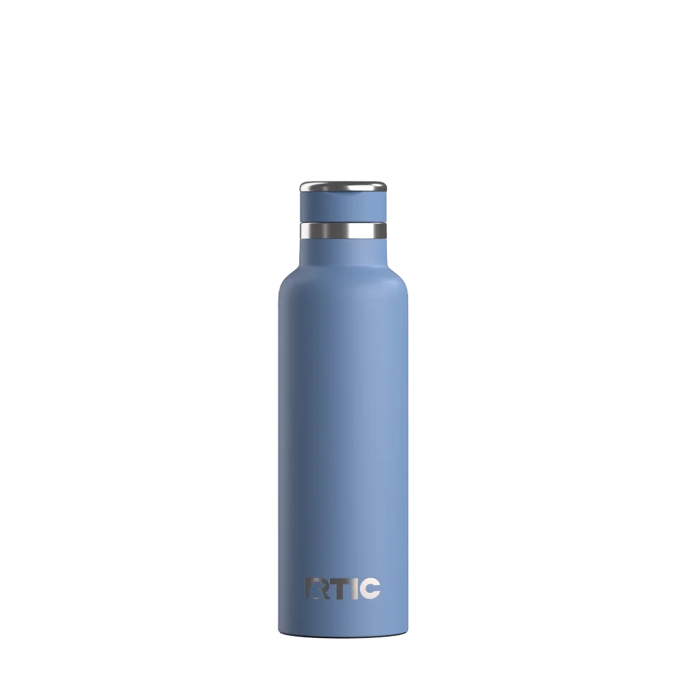 Back customization side of the RTIC Journey Bottle 20 oz in Denim 